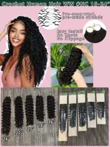 Human Hair Crochet