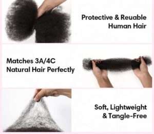 Human Hair Afro Kinky
