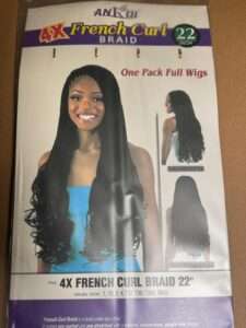 ANKUI French curls braids 22"