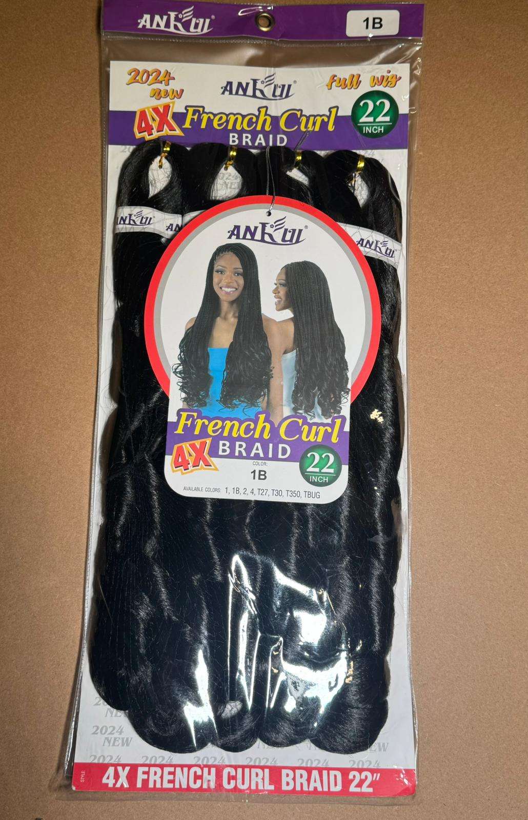 ANKUI  French curls braids 22"