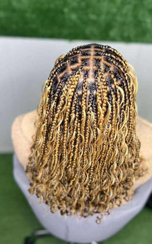 Knotless boho braid