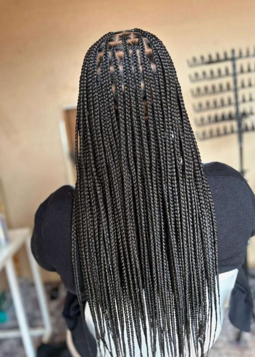 medium knotless braids1
